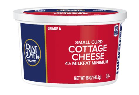 Small Curd Cottage Cheese - Best Yet Brand