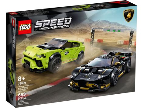 LEGO Speed Champions 76899 Lamborghini Urus & Huracán Super Trofeo EVO