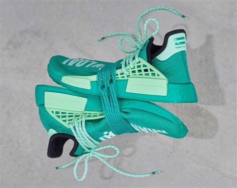 Pharrell adidas NMD Hu Green GY0089 Release Date Info | SneakerFiles