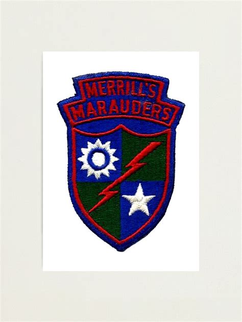 "Merrill's Marauders Logo" Photographic Print for Sale by Spacestuffplus | Redbubble