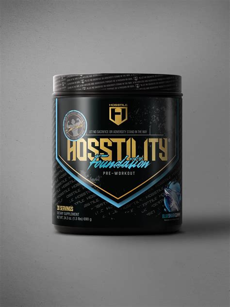 Hosstile | Hosstility Foundation Pre-Workout Sam Sulek's Blue Shark Gummy