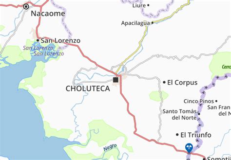 MICHELIN Choluteca map - ViaMichelin