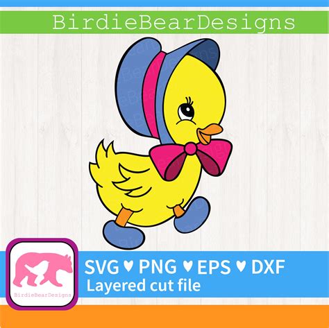 Duck SVG Baby Duck Svg Duck Clipart Cute Duck PNG Duck | Etsy