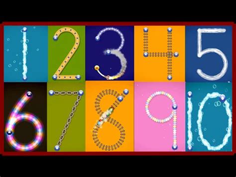 ★LetterSchool - Learn to write Letters and Numbers★ Numbers 1 to 10 Best app for kids - YouTube