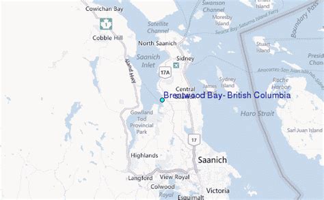 Brentwood Bay, British Columbia Tide Station Location Guide