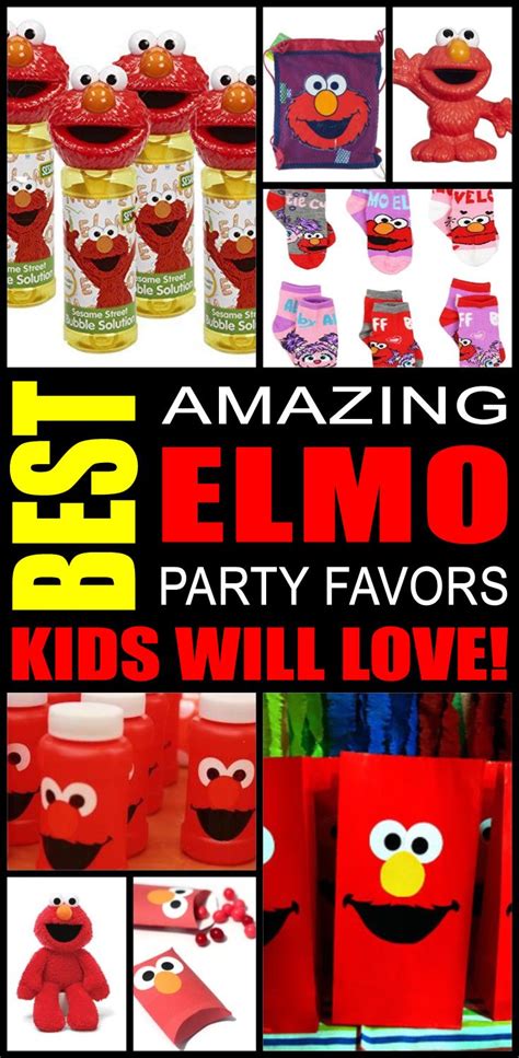 Best Elmo Party Favors Kids Will Love - Kid Bam | Elmo party, Elmo birthday party, Elmo party favors