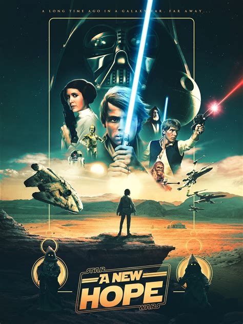 Star Wars: A New Hope poster by Nicolas Tetreault-Abel : r/StarWars