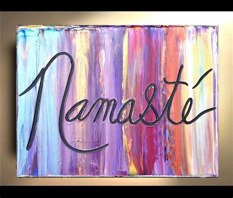 Namaste Wall Art Original Paintings Decor art Painting on