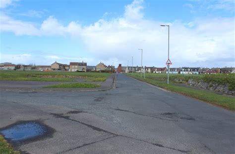 Road at Stevenston Shore Photo | UK Beach Guide