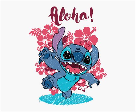 Stitch Aloha Drawing, HD Png Download , Transparent Png Image - PNGitem