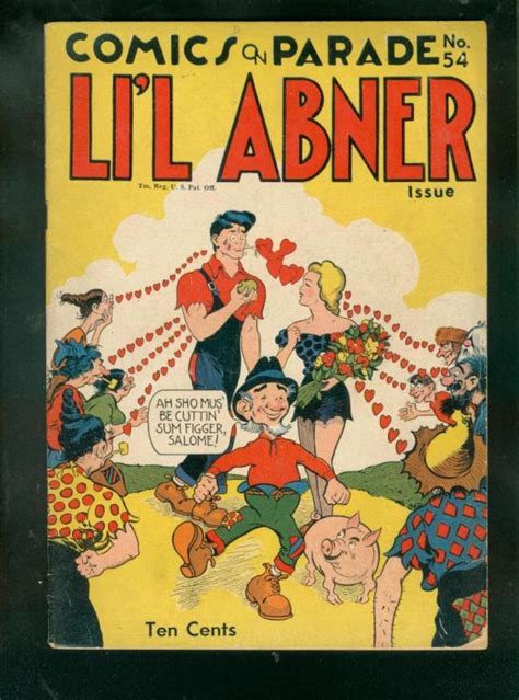 COMICS ON PARADE #54 1946-LI'L ABNER-DAISY MAE-AL CAPP VG / HipComic