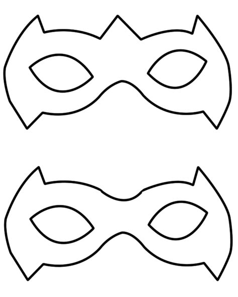 Superhero Mask Template - ClipArt Best