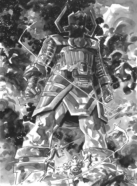 Galactus and the Fantastic Four