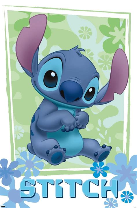 Disney Lilo and Stitch - Flowers Poster | Stitch drawing, Lilo and stitch, Lilo and stitch drawings