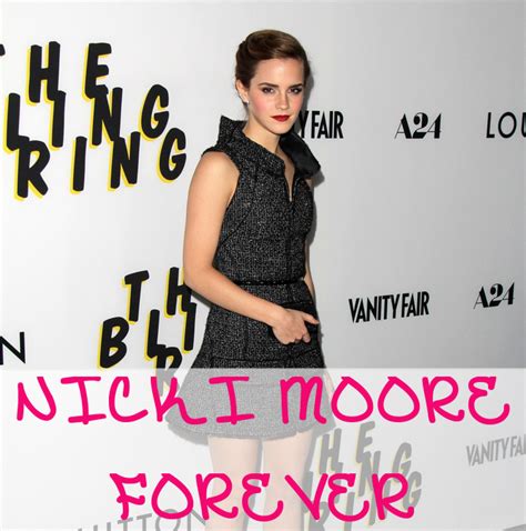 Emma Watson Created Tumblr, Nicki Moore Forever, for The Bling Ring