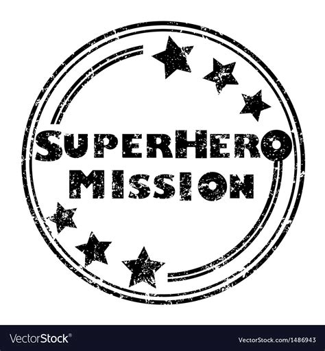 Superhero mission Royalty Free Vector Image - VectorStock