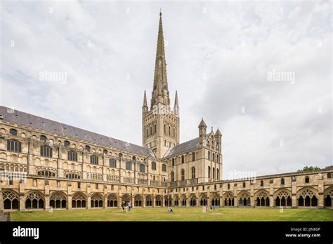 Norwich cathedral in Norfolk Stock Photo - Alamy