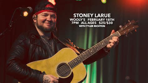 Stoney LaRue Tickets at Wooly's in Des Moines by First Fleet Concerts | Tixr