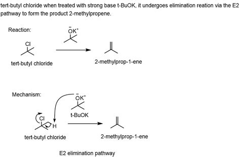 [Solved] Converting a tert-butyl chloride to 2-methylpropene. What ...