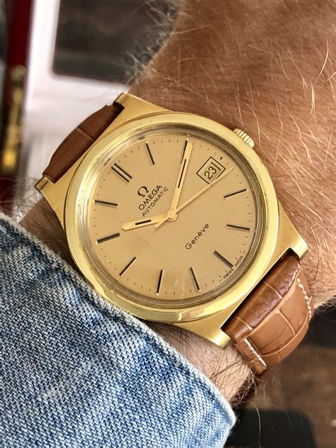 Omega Geneve men’s gold vintage 70s🇨🇭watch FOR SALE 👇 | Mens watches ...