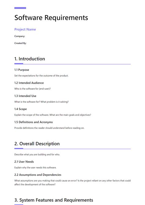 Software Requirements Document: Definition, Steps and Template Included!