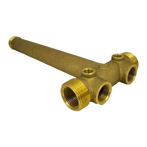 Order 1-1/4" x 3-5/8" Center To End Brass Pressure Tank Tee (2-07TK-13-2NL)