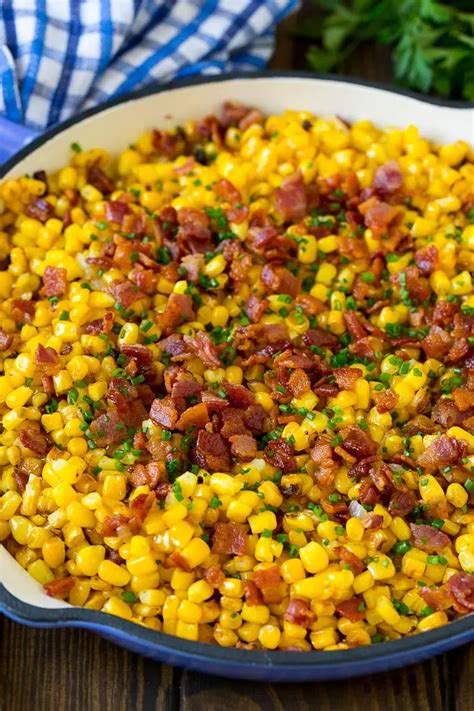 Fried corn with bacon – Artofit