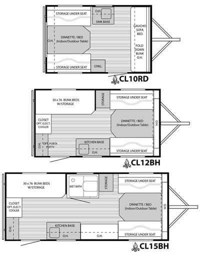 Image result for Cargo Trailer Conversion Floor Plans 6 X 10 | Travel ...