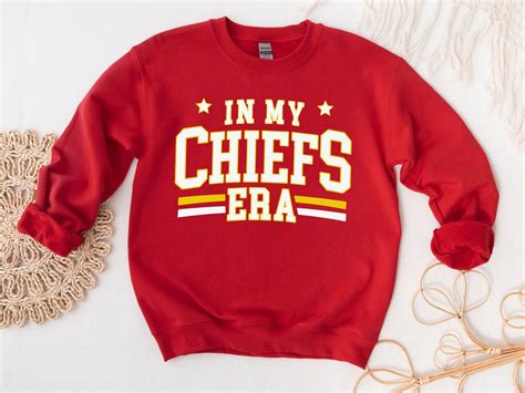 In My Chiefs Era Shirt Travis Kelce Swift Shirt Football Chiefs Jersey ...