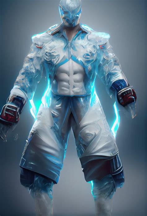 prompthunt: [ Iceman as a Tekken Male Fighter, Ice Superhero, Fusion of ...