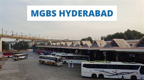 Mahatma Gandhi Bus Stand (MGBS) Hyderabad Telangana TSRTC Central Bus Terminal - YouTube