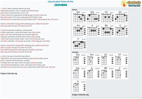 Chord: Lay on your love on me - Abba - tab, song lyric, sheet, guitar, ukulele | chords.vip