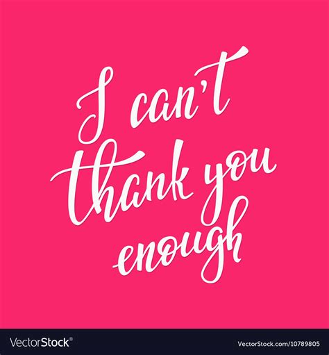 Thank you family positive quote lettering Vector Image