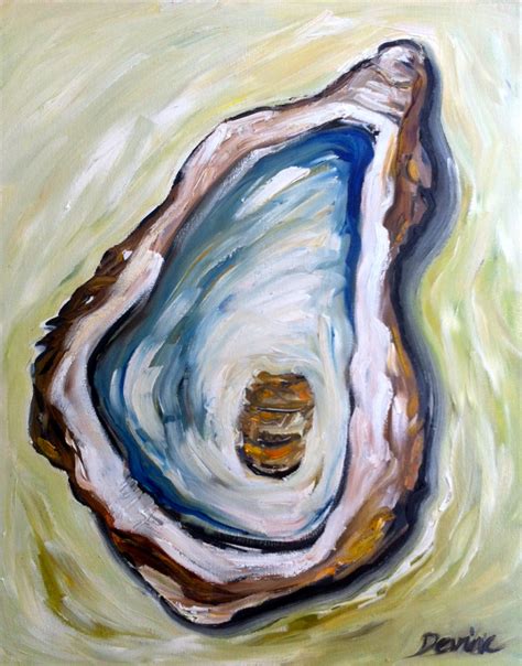 Devine Paintings: Colorful Oyster Painting