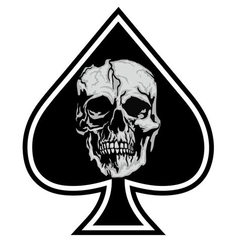 Ace of spades, playing card, grunge vintage design 1419742 Vector Art ...