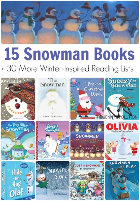 20 Snowman Books for Children - Mommy Evolution