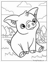 30 Pig Coloring Pages Free PDF Printables  sketch template