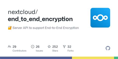 GitHub - nextcloud/end_to_end_encryption: :closed_lock_with_key: Server API to support End-to ...