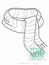 Free Printable Scarf Template – Simple Mom Project sketch template
