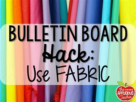 Bulletin Board Hacks to Save Your Sanity - The Applicious Teacher