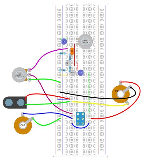 Building a Fuzz Face Clone - Breadboarding - Barbarach BC