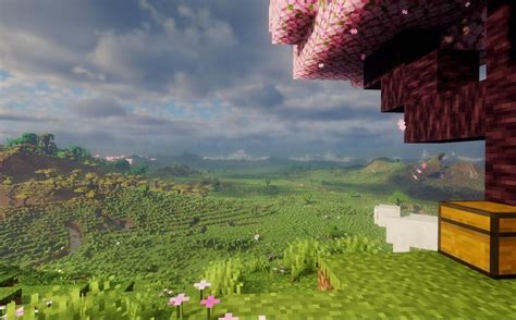 Distant Horizons + bliss shaders, I’m in love 😍 : r/Minecraft