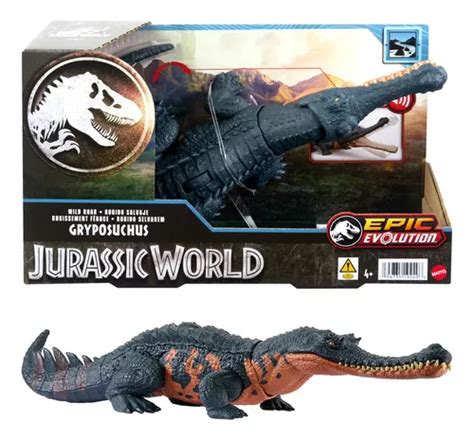 Jurassic World Dinosaurio Juguete Rugido Salvaje Gryposuchus | Envío gratis