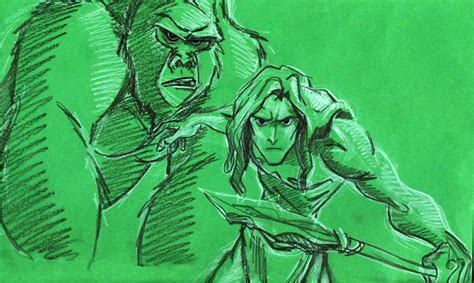 Tarzan and Kerchak - Walt Disney's Tarzan Fan Art (34569527) - Fanpop