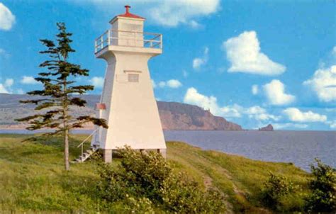 Colchester County, Five Islands, Sandy Beach Lighthouse (Nova Scotia ...