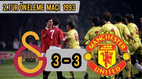 Yıl 1993, Manchester United 3 - 3 Galatasaray - İşte o Maçın Özeti ...