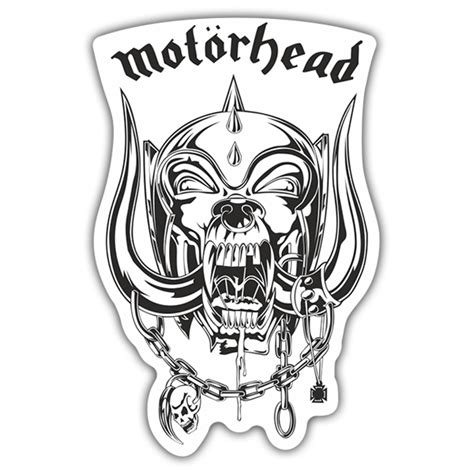 Sticker Motörhead - Snaggletooth White | MuralDecal.com