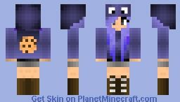 ~~ Cookie Monster Girl ~~ Minecraft Skin