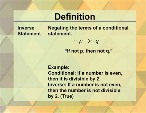 Definition--Geometry Basics--Inverse Statement | Media4Math