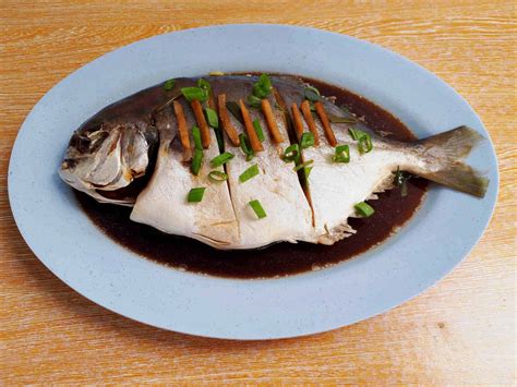 Steamed Pompano with Soy Sauce Recipe - The Odehlicious